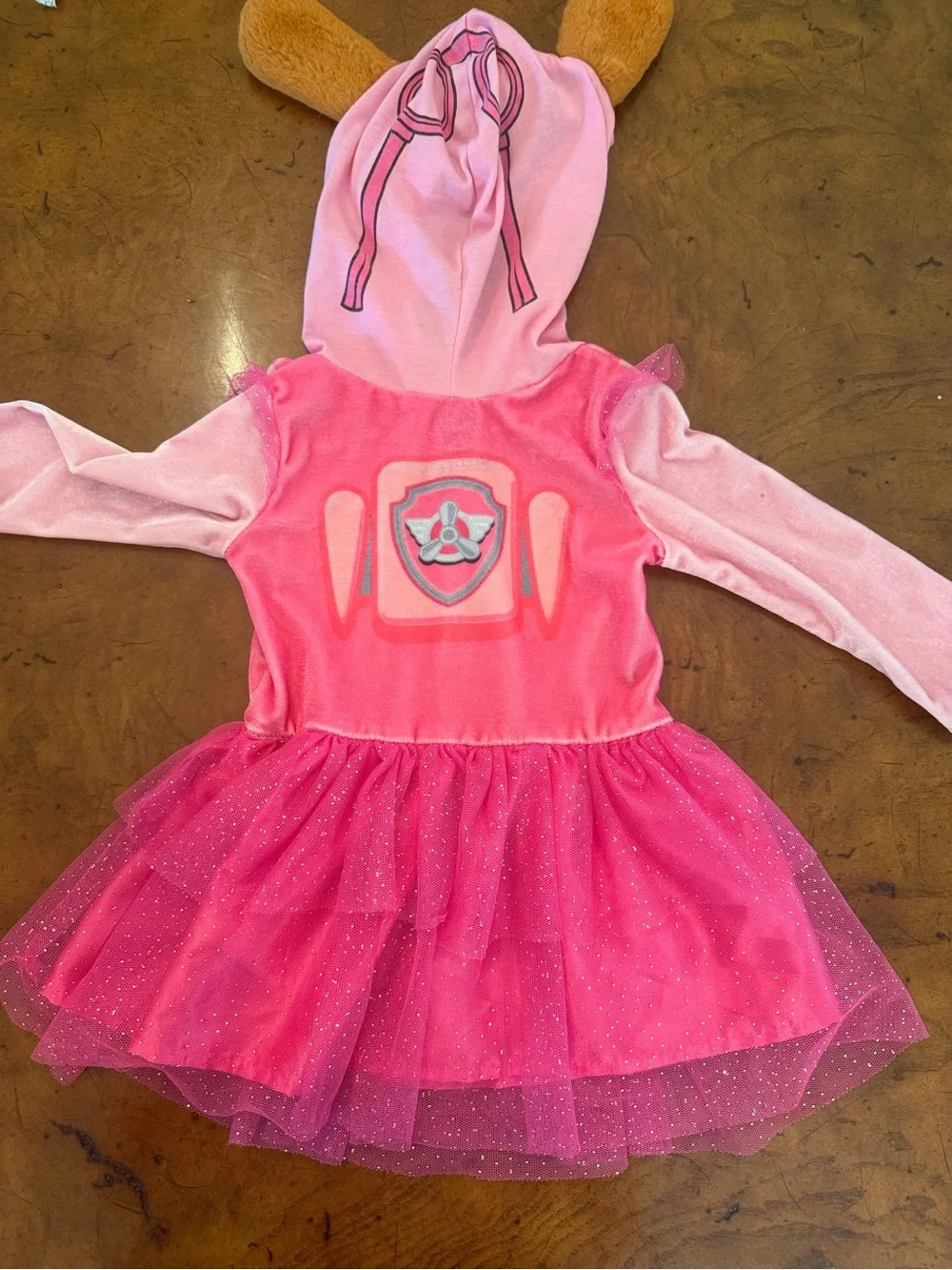 Paw Patrol Skye Pink Hooded Tutu Costume for Kids 12 months